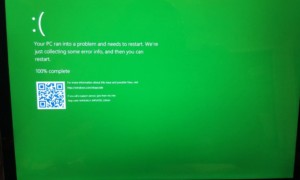 Microsoft prueba la nueva'Pantalla Verde de la Muerte' en las últimas versiones de Windows 10