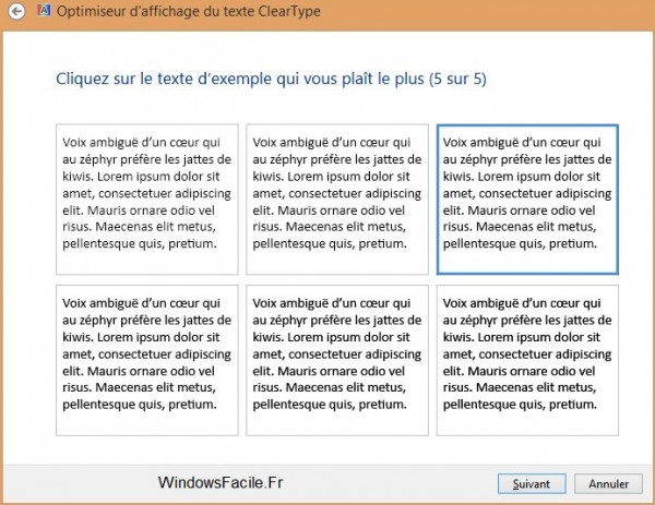 Windows 8: configurare la leggibilità dei testi 9