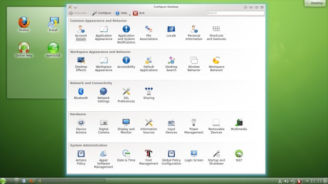 OpenSUSE 12.2 está en versión RC 5