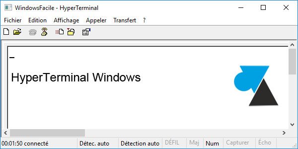 HyperTerminal en Windows 7 1