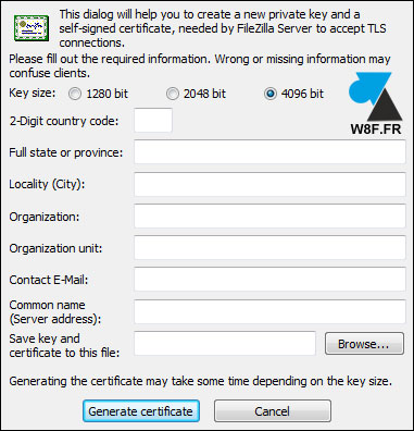 FileZilla Server: habilitar FTPS (FTP sobre TLS) 3