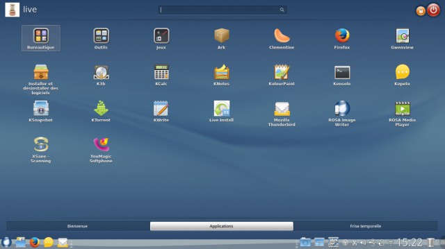 Rosa Desktop Fresh R5 con el escritorio KDE 3