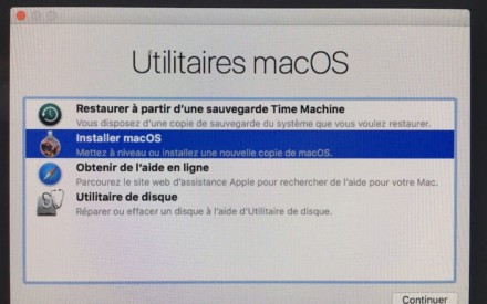 Descenso de macOS High Sierra (10.13) a macOS Sierra (10.12)