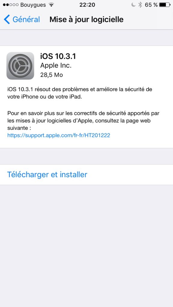 iOS 10.3.1 : actualización para iPhone, iPad e iPod touch (enlaces IPSW incluidos) 3