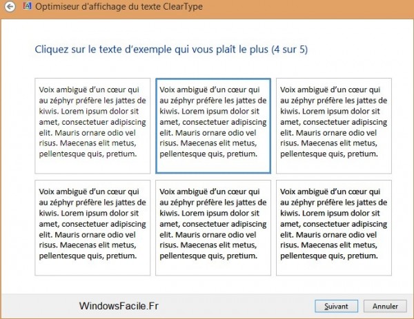 Windows 8: configurare la leggibilità dei testi 8