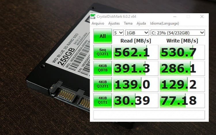 Revisión SSD WD BLUE 3D NAND 250GB - Buen rendimiento a buen precio 3