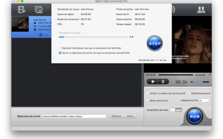 Convertir un vídeo a HEVC / H.265 en el MacBook