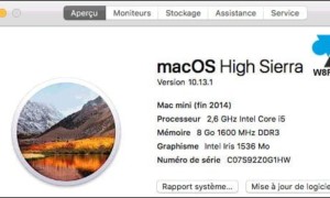 Actualización a macOS High Sierra 10.13