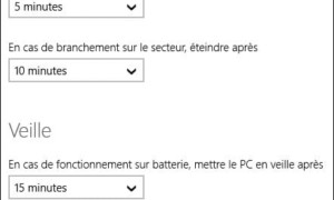 Windows 8.1: Cambio de la configuración del modo de espera