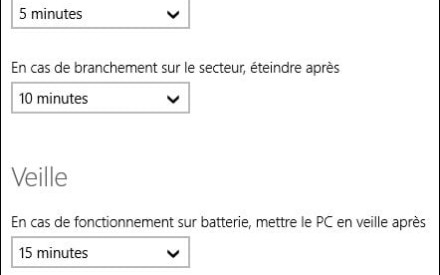 Windows 8.1: Cambio de la configuración del modo de espera