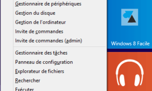 Windows 8: personalizar el mini menú de inicio (Windows + X)