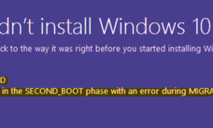 No pudimos instalar Windows 10 0x8007002C - 0x400D