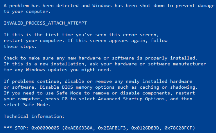 Cómo corregir un error de SYNTP.SYS Blue Screen en Windows 10