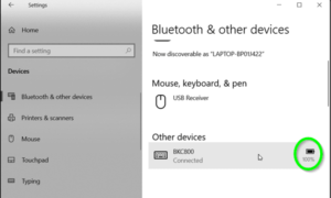 Cómo comprobar el nivel de batería de Bluetooth en Windows 10