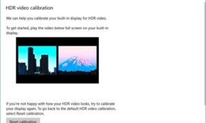 Cómo calibrar la pantalla para el vídeo HDR en Windows 10