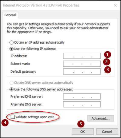 Cómo establecer una dirección IP estática en Windows 10 5