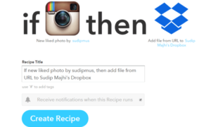 Descargue fotos de Instagram que le gustaron a Dropbox o Google Drive