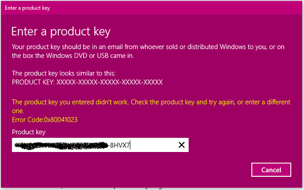 Invalid-Windows-Key
