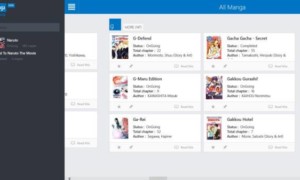 Descargador gratuito de Manga y aplicaciones de Windows Store para leer Manga