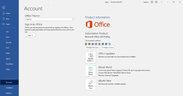 Qué sucede si Microsoft Office no está activado o no tiene licencia?