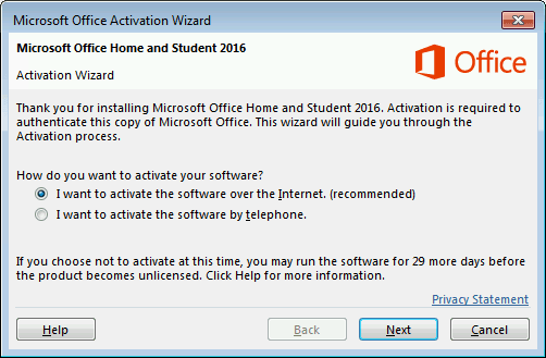 Cómo activar Microsoft Office 2019/2016