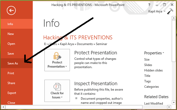 Guardar diapositivas de presentaciones de PowerPoint como imágenes de alta resolución 3