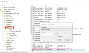Cómo desactivar la compresión de fondos de escritorio de Windows 10 y mejorar la calidad de imagen