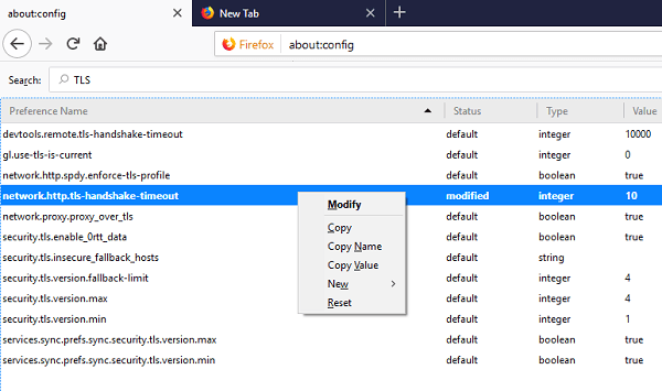 Corrección del error SSL_ERROR_NO_CYPHER_OVERLAP en Firefox