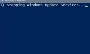 Restablecer el cliente de Windows Update con PowerShell Script
