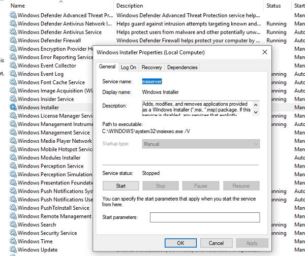 Stop-Windows-Installer-Services