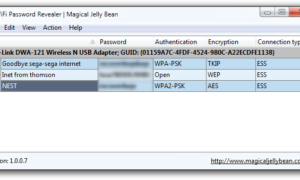 Software gratuito WiFi Password Revealer & Finder para PC con Windows