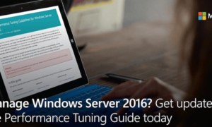 Consejos para ajustar el rendimiento de Windows Server 2016