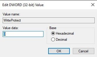 WriteProtect-Regedit