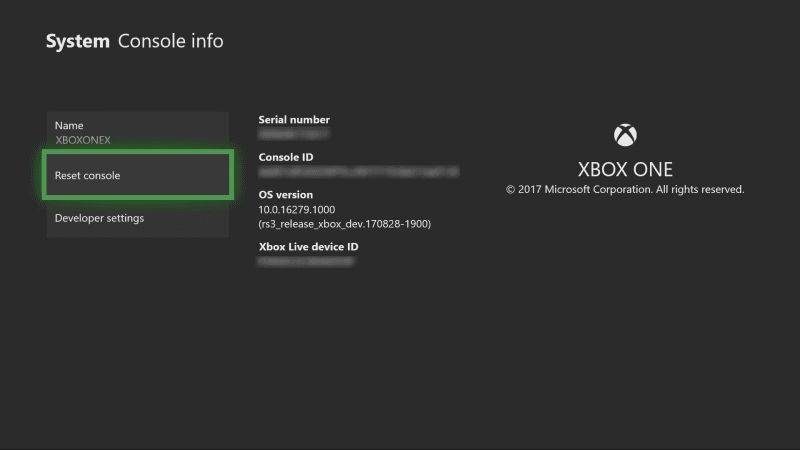 Xbox-One-Reset-Console