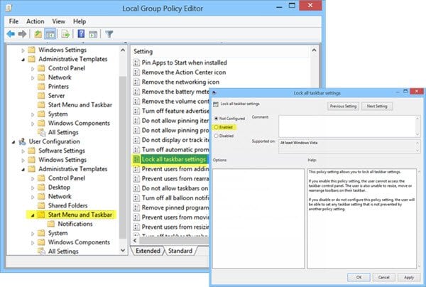 auto-hide-taskbar-group-policy