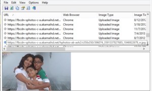 FBCacheView : Ver imágenes de Facebook almacenadas en la caché del navegador