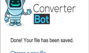 Conversor Bot app: Convertir un archivo de un formato a otro en Windows 10