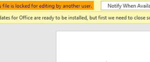 El archivo de OneDrive está bloqueado: El archivo está bloqueado para que otro usuario lo edite