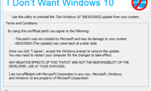 3 herramientas gratuitas para bloquear Windows 10 Upgrade: Never10, I Dont Want Windows 10, GWX