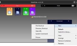 SideSlide: Lanzador de escritorio avanzado para Windows