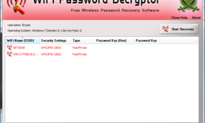 Recupere la contraseña WiFi en Windows con WiFi Password Dump y WiFi Password Decryptor
