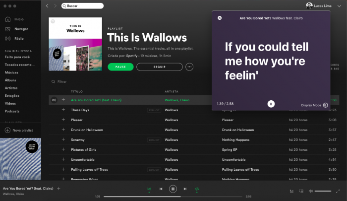 Cómo ver las letras de Spotify en PC o dispositivo móvil