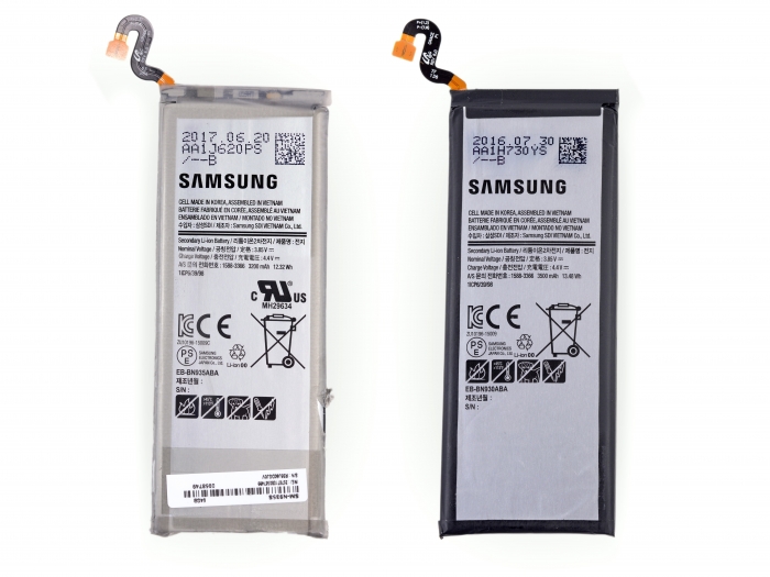 Desmontaje de Galaxy Note Fan Edition revela detalles de la batería 2