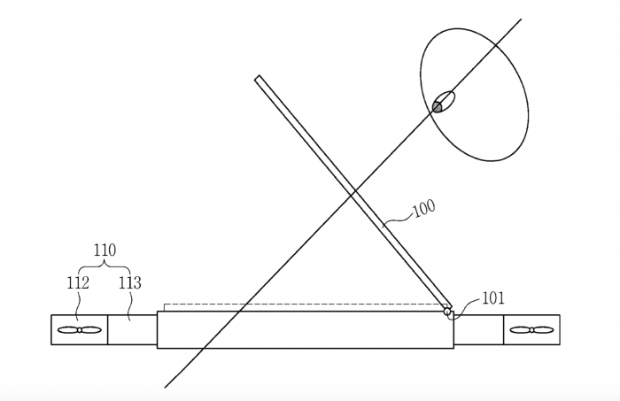 Samsung patenta una pantalla voladora que se puede controlar con los ojos 2