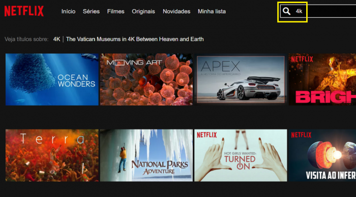 Encontrar películas y series 4K (Ultra HD) para ver en Netflix