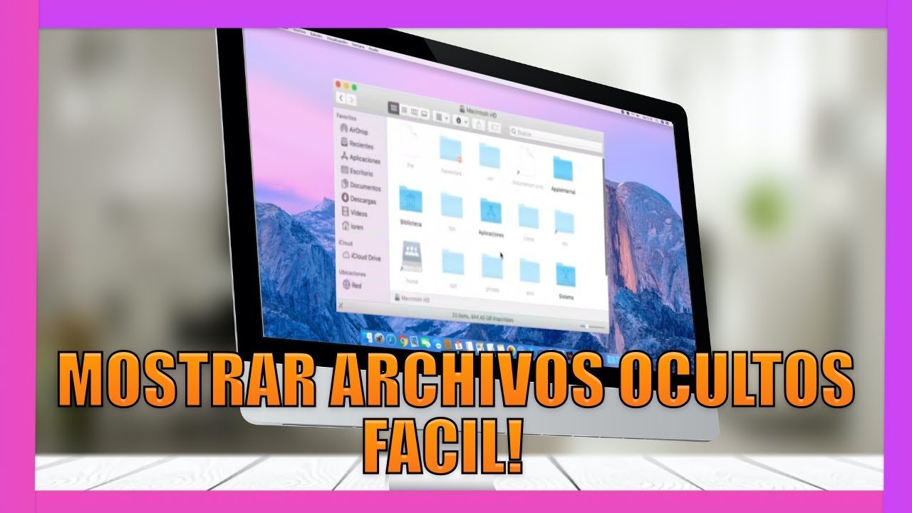 Mostrar archivos ocultos macos high sierra 10 13