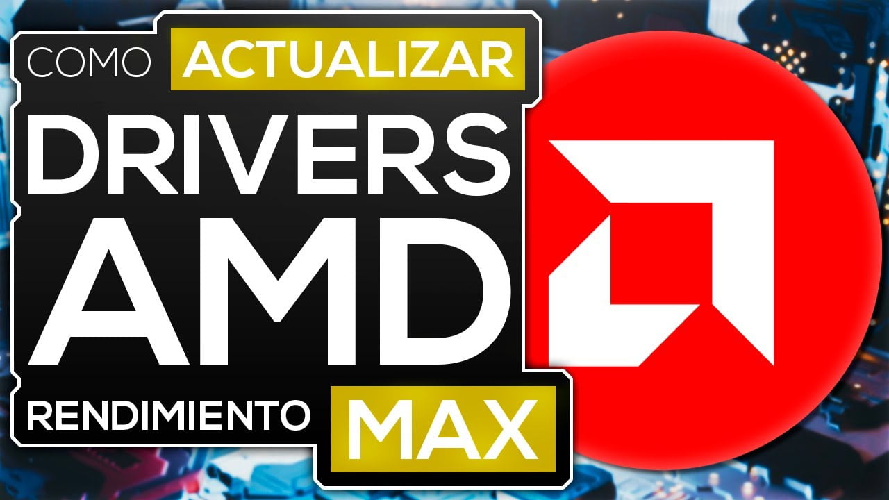 Actualizar los controladores amd con amd driver autodetect para windows 10 8 7