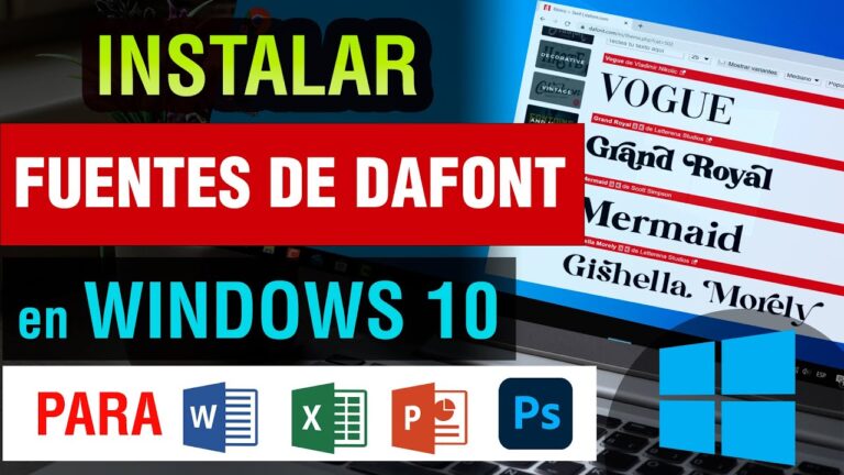 How Do You Install Dafont Fonts