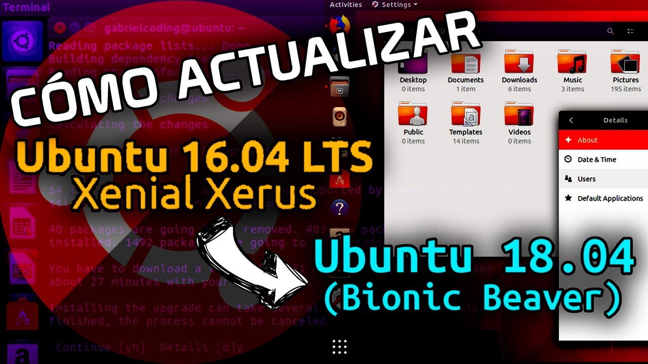 Como cambiar a linux con ubuntu 16 04 2 lts xenial xerus