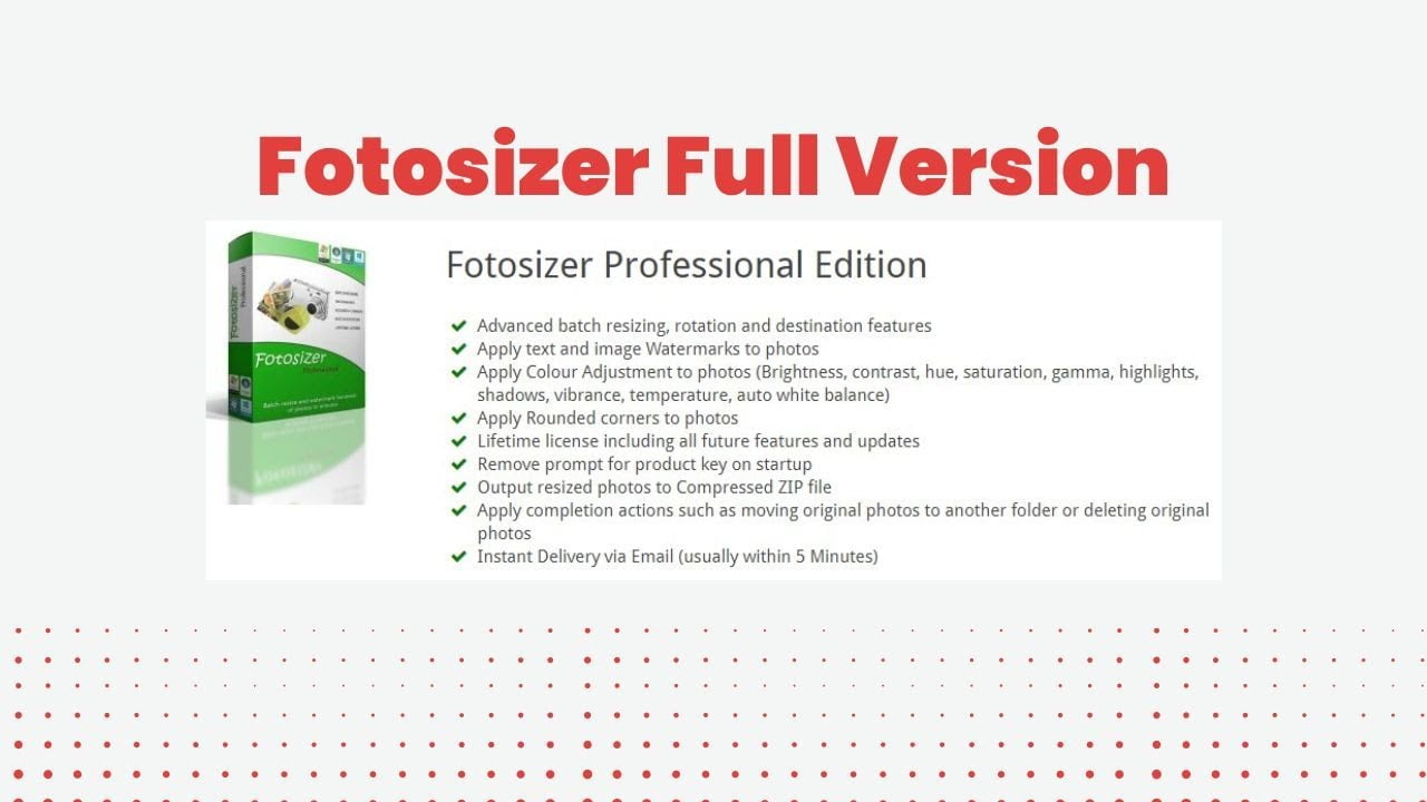 Fotosizer software gratuito batch image resizer para windows